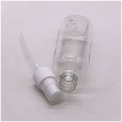 Bottiglia di pompa in PET da 100 ml Bottiglie di spruzzo in plastica per la manipolazione della superficie del contenitore di alcol