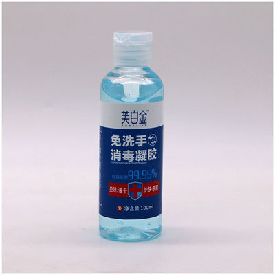 Bottiglia di pompa in PET da 100 ml Bottiglie di spruzzo in plastica per la manipolazione della superficie del contenitore di alcol