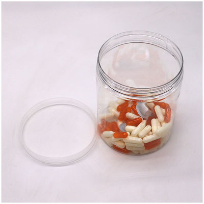 Conservatorio alimentare fatto semplice 700ml PET bottiglia trasparente con tappo a vite in alluminio / plastica