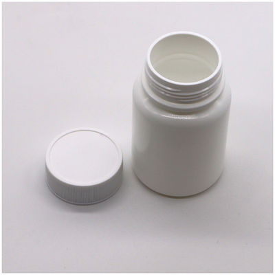 80 ml di bottiglia medica in HDPE con tappo a vite per pillole capsule compresse campioni gratuiti forniti ora