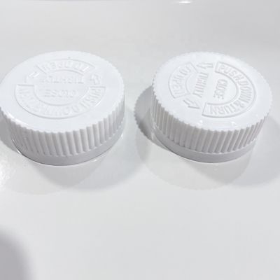 Capo a vite di plastica da 38 mm resistente ai bambini Capo per bottiglie di plastica a prezzi accessibili