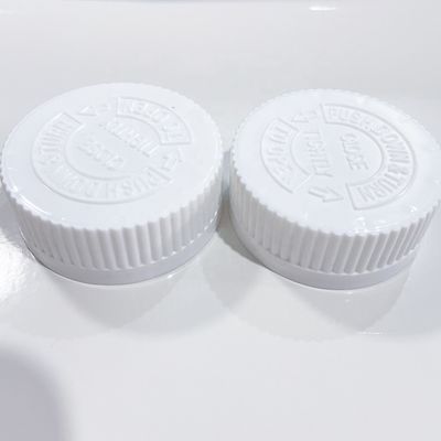 Capo a vite di plastica da 38 mm resistente ai bambini Capo per bottiglie di plastica a prezzi accessibili