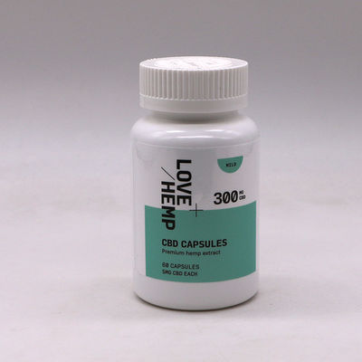4OZ 120ML HDPE Bianco Nero Bottiglia di medicina di plastica vuota per pillole Vitamina Capsula Made