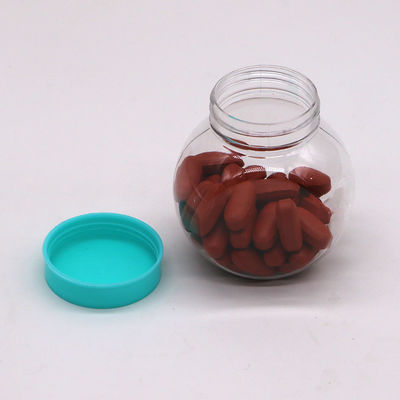 70ML/CC Bottiglia di plastica rotonda in PET Ideale per snack dolci e deposito di alimenti in PET