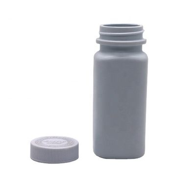 120cc HDPE quadrato di grado farmacologico di plastica pillola capsula compressa bottiglia ricaricabile per la medicina