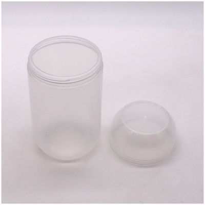 Bottone di plastica per la conservazione degli alimenti a forma di capsula di 500 ml PP personalizzato con tappo a vite