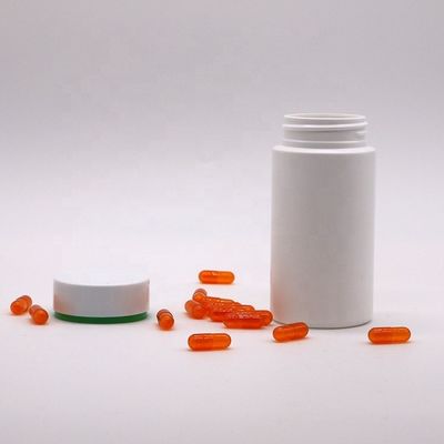 Cappuccio a vite in plastica HDPE 175CC Bottiglia a bocca larga per pillole Capsule Tablet Medicine