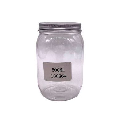 500 ml di noccioline di PET personalizzabili Caramelle con coperchio in alluminio