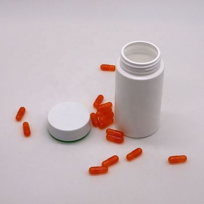 Cappuccio a vite in plastica HDPE 175CC Bottiglia a bocca larga per pillole Capsule Tablet Medicine
