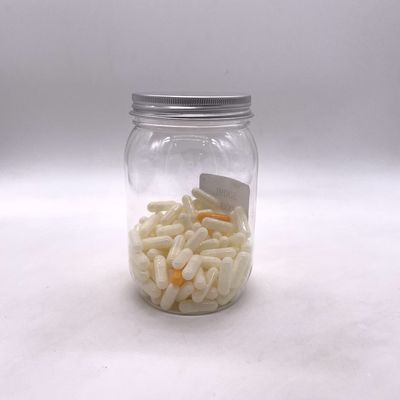500 ml di noccioline di PET personalizzabili Caramelle con coperchio in alluminio