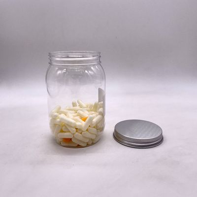 500 ml di noccioline di PET personalizzabili Caramelle con coperchio in alluminio
