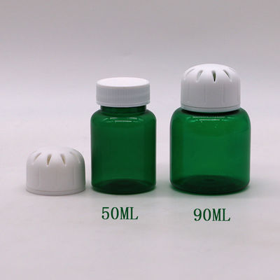 90ml/3OZ Quadrato PET Plastic Pill Capsule Tablet per confezione di spezie solide