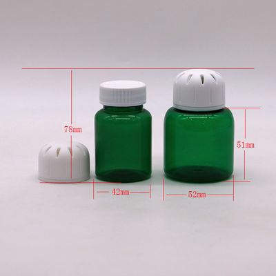 90ml/3OZ Quadrato PET Plastic Pill Capsule Tablet per confezione di spezie solide