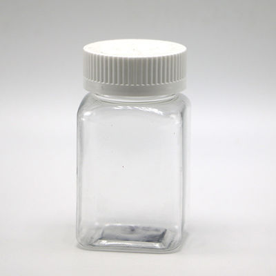 100ml PET Quadratura Jar Pharma's Long-Duration per la conservazione di zucchero dolci