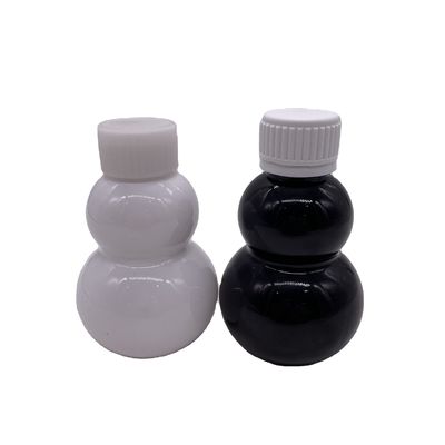 Bottiglia di zucca in PET da 120 ml per prodotti sanitari con tappo a vite a colori personalizzabili e campione gratuito