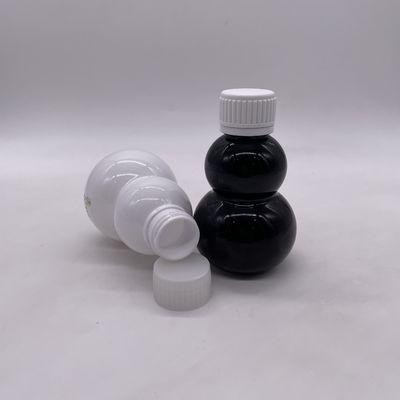 Bottiglia di zucca in PET da 120 ml per prodotti sanitari con tappo a vite a colori personalizzabili e campione gratuito