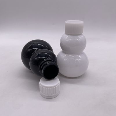 Bottiglia di zucca in PET da 120 ml per prodotti sanitari con tappo a vite a colori personalizzabili e campione gratuito