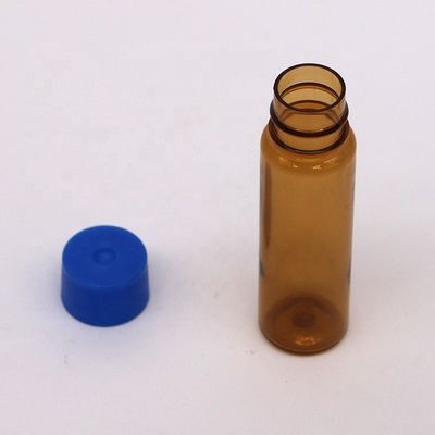10 ml di flaconcini di PET marrone per liquidi orali e medicinali con tappi di sicurezza per uso alimentare