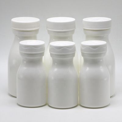 Bottiglia di plastica in HDPE a forma di bowling da 120 ml per la conservazione delle pillole