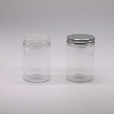 Imballaggio per dolci 250 ml Bottiglia alimentare in PET con tappo a vite e coperchio in alluminio