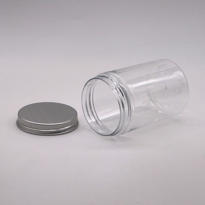 Imballaggio per dolci 250 ml Bottiglia alimentare in PET con tappo a vite e coperchio in alluminio