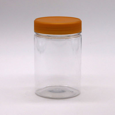 Imballaggio per dolci 250 ml Bottiglia alimentare in PET con tappo a vite e coperchio in alluminio