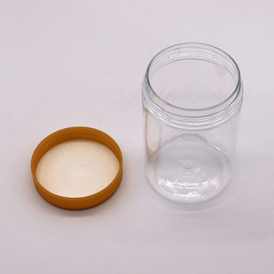 Imballaggio per dolci 250 ml Bottiglia alimentare in PET con tappo a vite e coperchio in alluminio
