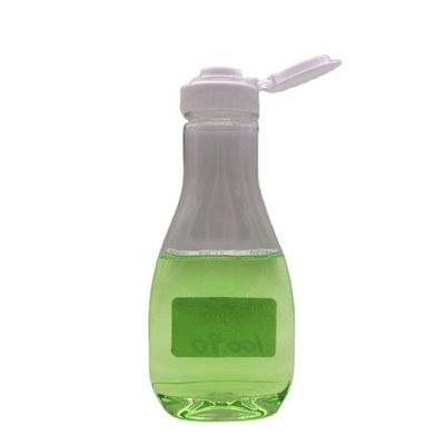 Bottiglie di salsa in forma di pallina da bowling in PET da 200 ml con colore personalizzabile e tappo a vite