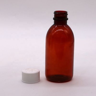 CRC Cap PET Quadrato Sterile Sciroppo per tosse Contenitore per liquidi orali per medicine 120ml/4OZ