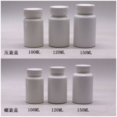Colore personalizzato 120ml HDPE Bianco Nero Bottiglia plastica vuota per pillole Vitamine Capsula