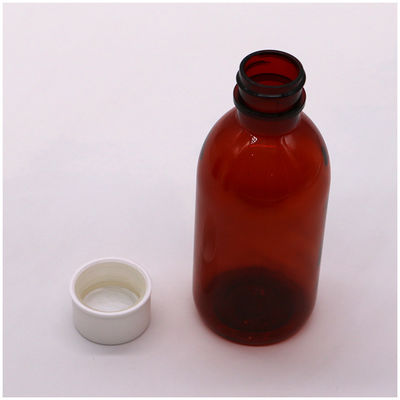 CRC Cap PET Quadrato Sterile Sciroppo per tosse Contenitore per liquidi orali per medicine 120ml/4OZ
