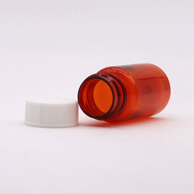 Materiale del colletto PET 15 ml Bottiglia di plastica a forma rotonda per il deposito di capsule solide compresse