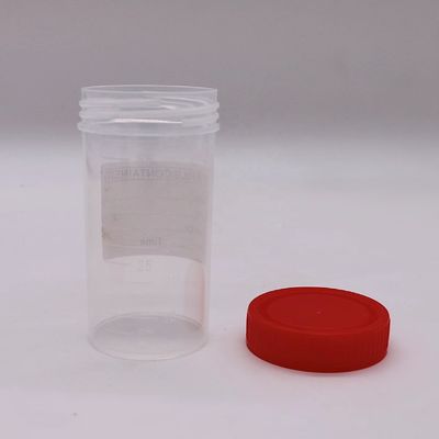 Coppa di raccolta di feci di plastica in PP da 50 ml/60 ml per la bottiglia di campionamento nelle forniture di laboratorio