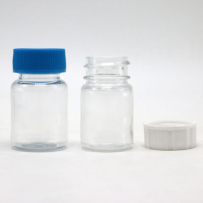Bottiglia di plastica in PET a forma rotonda da 15 ml per la conservazione di integratori medicinali