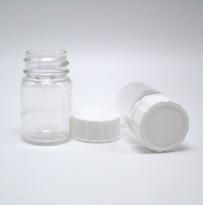 Bottiglia di plastica in PET a forma rotonda da 15 ml per la conservazione di integratori medicinali