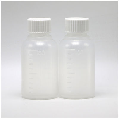 100 ml PET Ambror/Azurro Acero Sciroppo per la tosse Bottiglia per liquidi orali con tappo CRC e sigillo termico