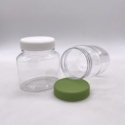 Materiale di base PET 250 ml Bottiglia di plastica a colori personalizzabili per alimenti Caffè Alimenti per animali domestici