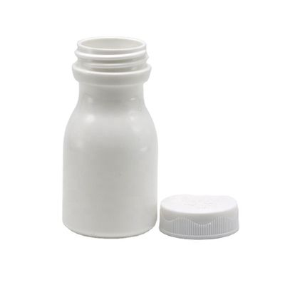 Flascia di plastica in HDPE a forma di bowling da 60 ml per lo stoccaggio di integratori