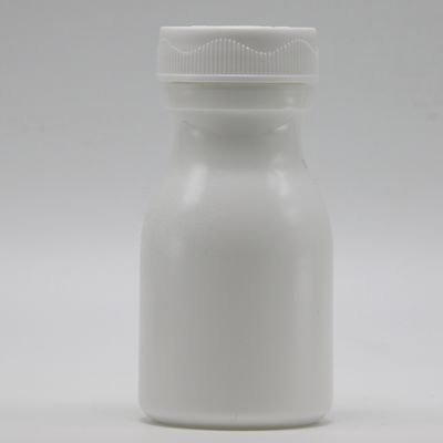 Flascia di plastica in HDPE a forma di bowling da 60 ml per lo stoccaggio di integratori