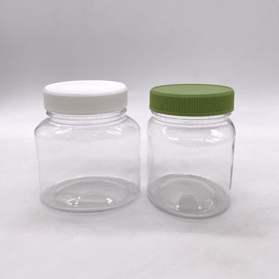 Materiale di base PET 250 ml Bottiglia di plastica a colori personalizzabili per alimenti Caffè Alimenti per animali domestici