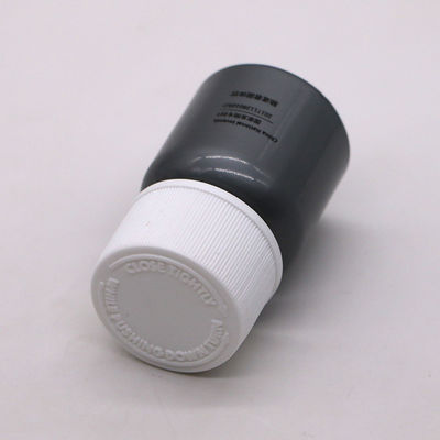 Pillola di tipo PET di plastica 1 oz/30 ml/cc Bottone di pillole per compresse di medicina con tappo CRC e sigillo termico