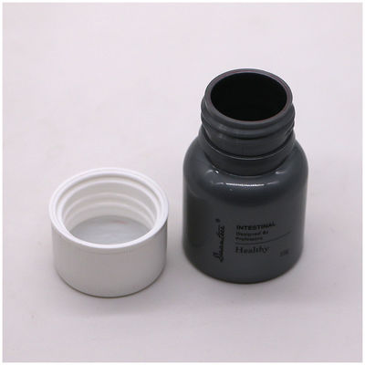 Pillola di tipo PET di plastica 1 oz/30 ml/cc Bottone di pillole per compresse di medicina con tappo CRC e sigillo termico