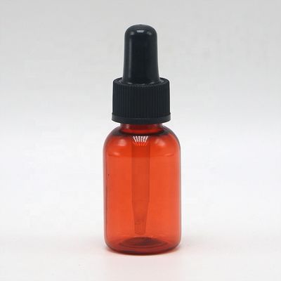 Bottiglia per gocciolante in PET di grado medicinale da 10 ml/ 15 ml/ 20 ml/ 25 ml con tappo per gocciolante personalizzato