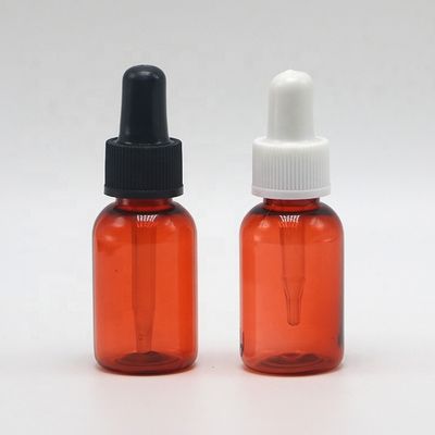 Bottiglia per gocciolante in PET di grado medicinale da 10 ml/ 15 ml/ 20 ml/ 25 ml con tappo per gocciolante personalizzato