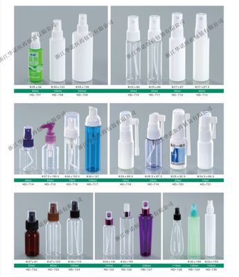 Materiale PE 70 ml/50 ml Bottiglia di plastica per spray nasale contenitore di soluzione per la pulizia del naso