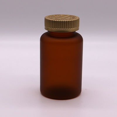 Bottiglia di plastica medica in PET da 250 ml con finitura opaca/con ghiaccio e varie opzioni di colore