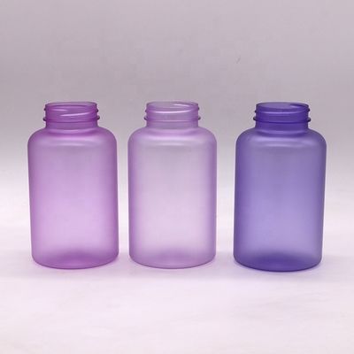 Contenitori per farmacia 400ml Bottiglie di compresse in PET a colori personalizzate con tappi a vite