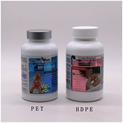 Contenitori per farmacia 400ml Bottiglie di compresse in PET a colori personalizzate con tappi a vite