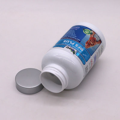 Contenitori per farmacia 400ml Bottiglie di compresse in PET a colori personalizzate con tappi a vite