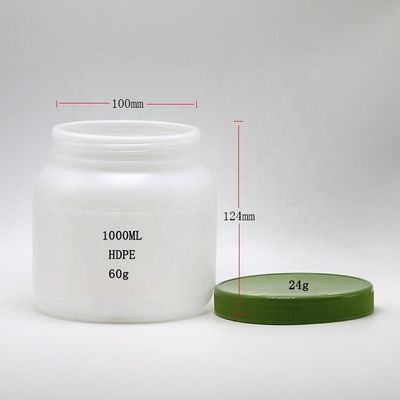 Pane 1L/4L polvere di proteine HDPE a bocca larga